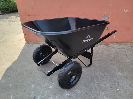 Horka kruiwagen - Model Mamoet - 2 wielen - Extra stevig - Zwart - Met kiepfunctie van Merkloos	 — afbeelding 4