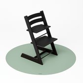 Treer Onderlegmat voor kinderstoel, baby, karikatuurstijl, vloermat, waterdicht, spatmat voor hoge stoel, antislip, kruipmat, opvouwbare vloerbeschermingsmat (70 x 100 cm, karikatuur dier