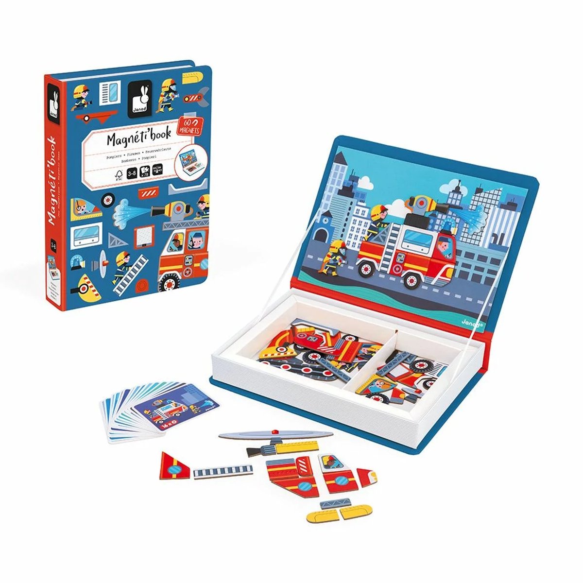 Janod - Magnetibook - Brandweer — afbeelding 6