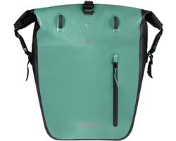 Basil Rivo - Enkele fietstas - 25-31 liter - MIK Hooks - Waterdicht - Reflectie details - Tarpaulin - groen