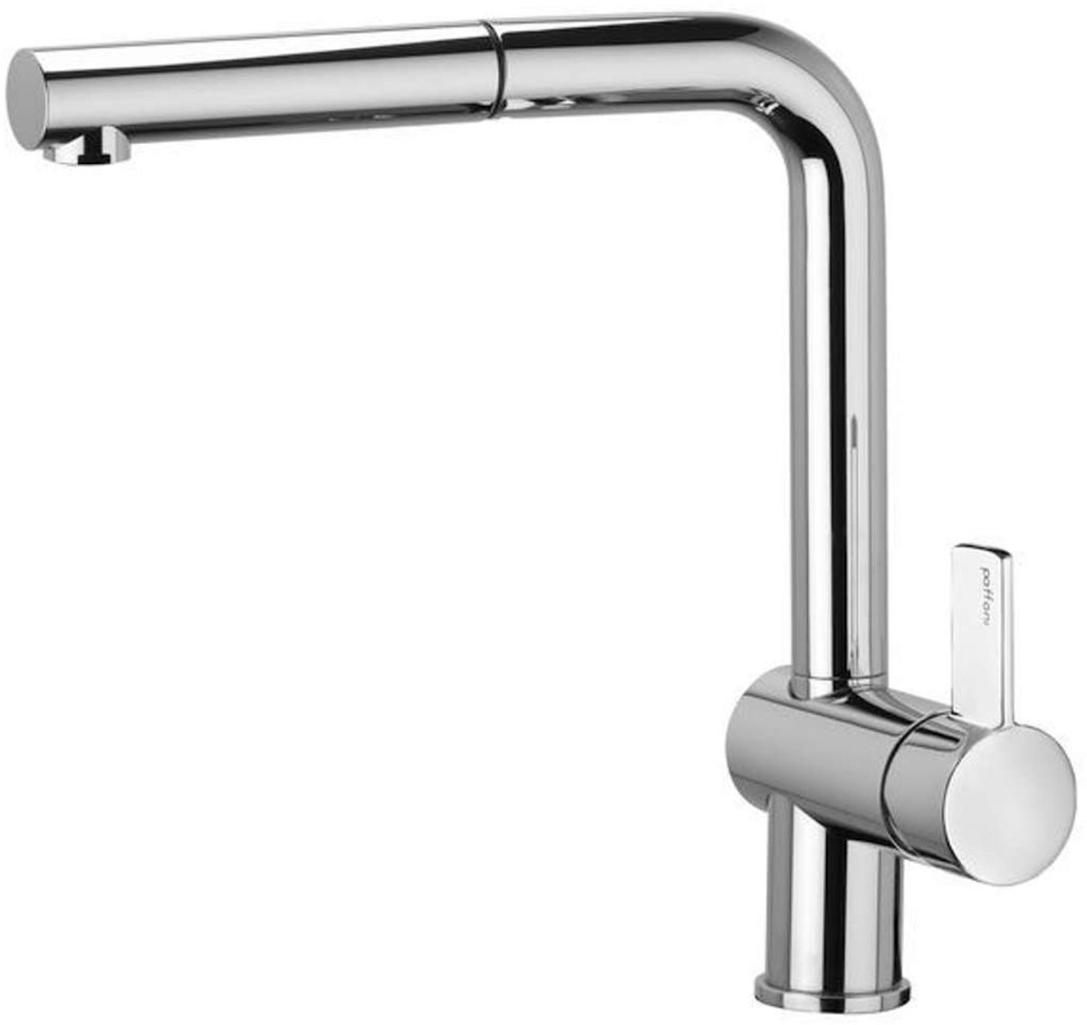Paffoni Rock - Keukenkraan met uittrekbare handdouche, chroom RO185CR