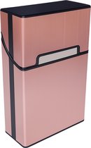 Boîte à cigarettes PocketMaster® - Rose - Aluminium - Porte-cigarettes/étui - Résistant aux intempéries - Boîte de rangement robuste et Luxe