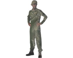 Verleidelijke Luchtmacht Piloot Overal Airpower 1– Erotische Jumpsuit met Pet – Maten L