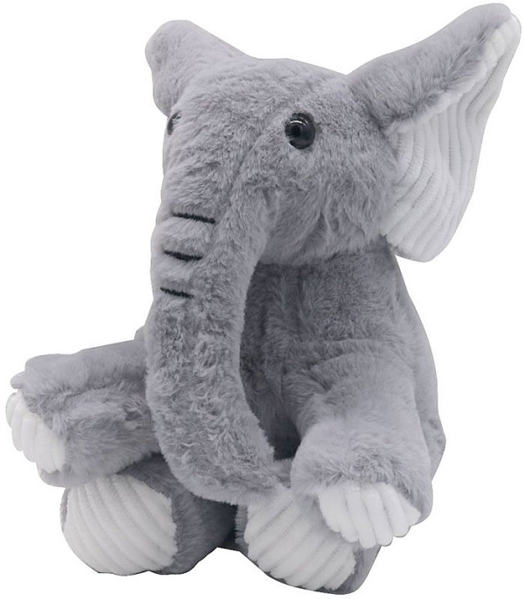 Een lieve en zachte knuffel met leuke details. Voor deze leuke olifant 23cm hoog is altijd wel een mooie plek te vinden bijv. kinderkamer, babykamer, woonkamer, auto en nog veel meer plaatsen. Koop het voor uzelf of geef het cadeau.