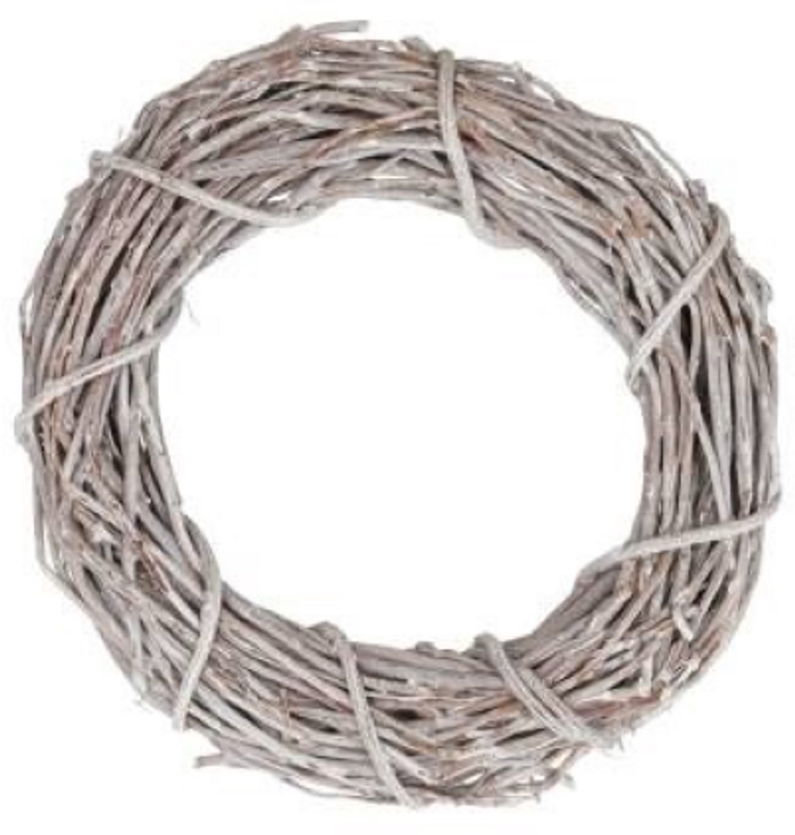 DBT Krans Natuurlijke Materialen Grijs-Wit D 40 cm H 9 cm