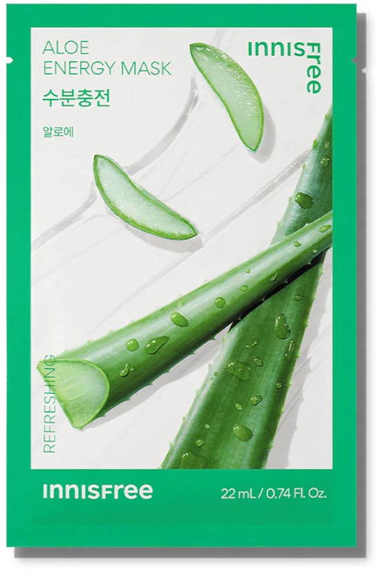 Innisfree Aloe Energy Mask - Innisfree - Korean Skincare - Sheetmask - Hydraterend