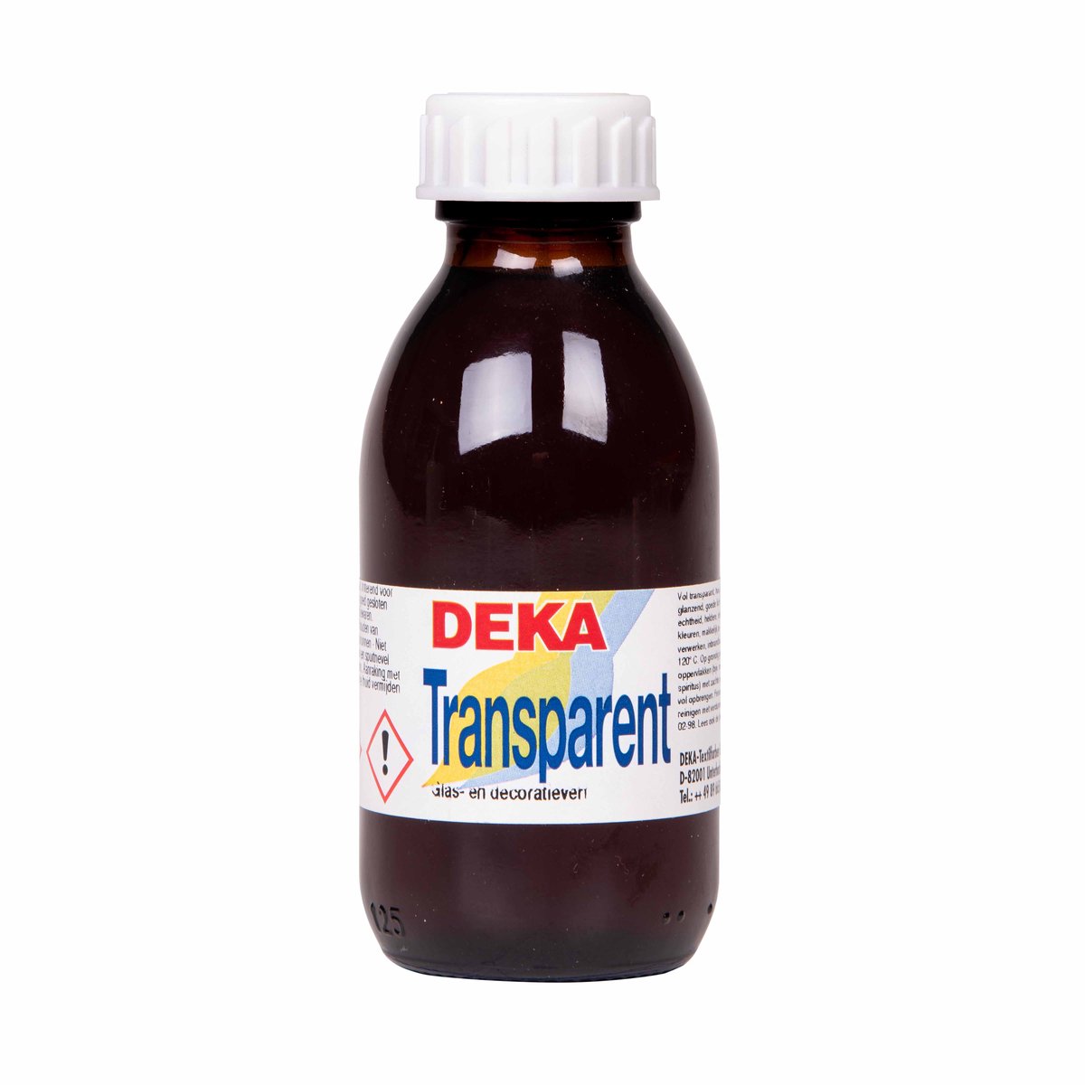 Glasverf Deka transparant 125 ml helderrood (02516)