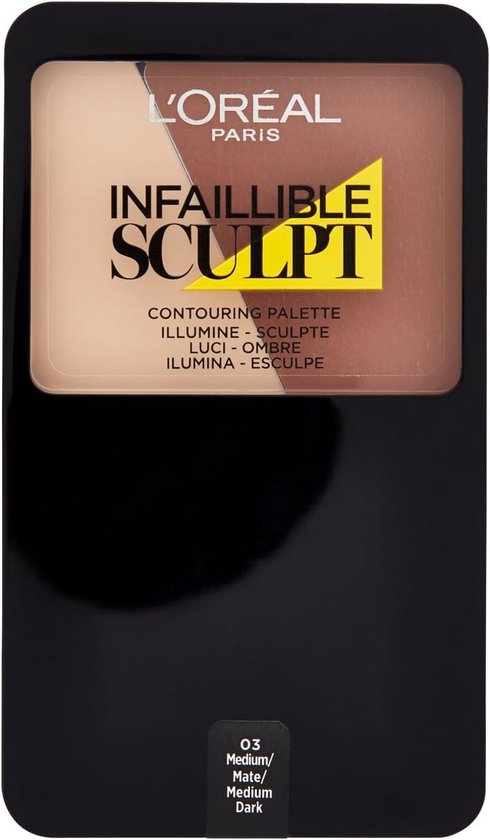 Foto: L oreal infallible sculpt contouring palette 03 medium dark
