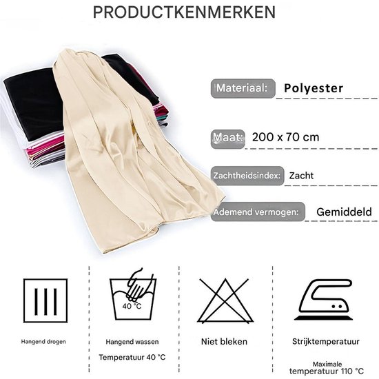Gsedaox-Omslagdoek-Stola-Sjaal Dames Omslagdoek-Casual Feestelijk Avondjurk Stola-200*70CM-Champagne Goud