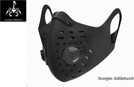 Het spijt me Serie van wenselijk Sport Mask Pro Black by Scorpio Athletics© - Panthom - trainingsmasker -  sportmasker -... | bol.com