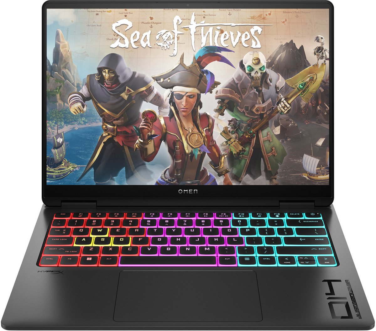 HP OMEN 14-fb0013dx Intel Core Ultra 7 155H Laptop 35,6 cm (14") 3K 16 GB LPDDR5x-SDRAM 1 TB SSD NVIDIA GeForce RTX 4060 Wi-Fi 6E (802.11ax) Windows 11 Home Zwart