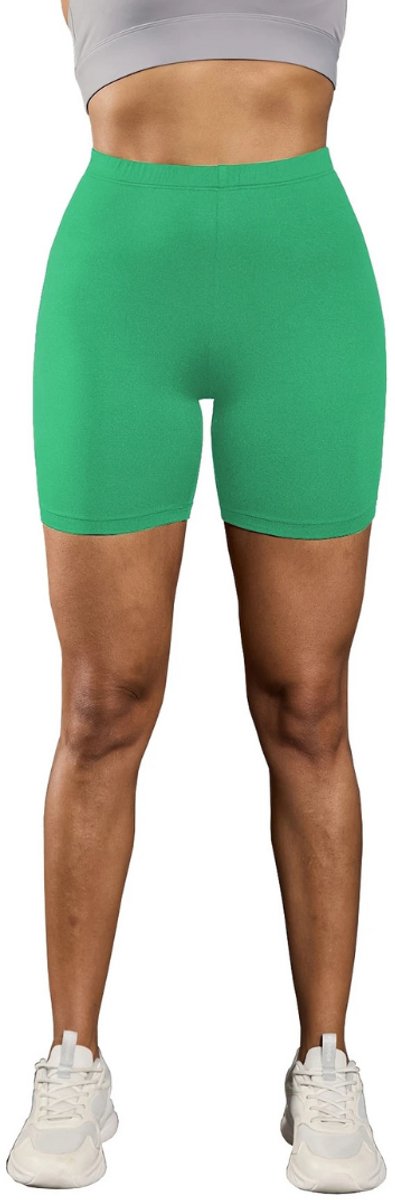 Nivard Biker Short Dames Korte Legging Lange Onderbroek Bikershort Met Pijpjes Lichtgroen