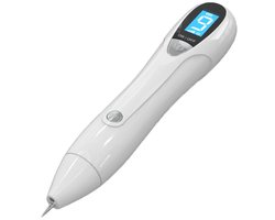 Huid Tag Verwijderaar - Laser Plasma Pen - Voor thuisverzorging voor mensen ouder dan 21 jaar - Verwijdert veelvoorkomende wratten en huidtags - Gebruiksvriendelijk - Huidverzorging - Gezicht - Wit