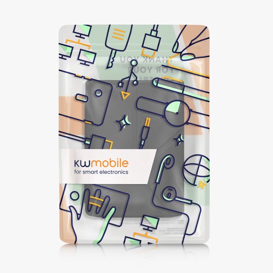 kwmobile e-reader hoesje geschikt voor Pocketbook InkPad 4 / Color 3 / Color 2 / Vivlio InkPad 4 / InkPad Color 3 hoes - Ereader flip case met standaard - E reader cover van kunstleer - In zwart van Merkloos — afbeelding 5