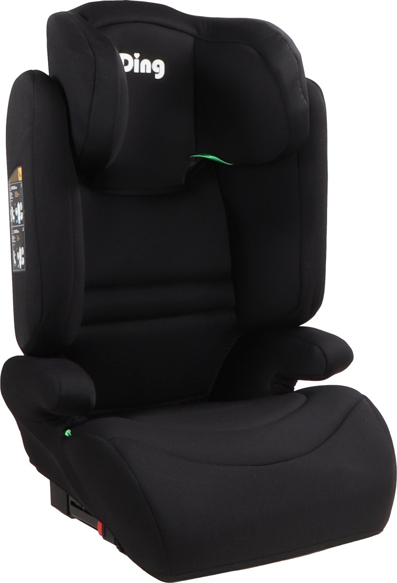Ding Ding Riley Autostoel Zwart - i-Size Isofix tot 150cm thumbnail 7