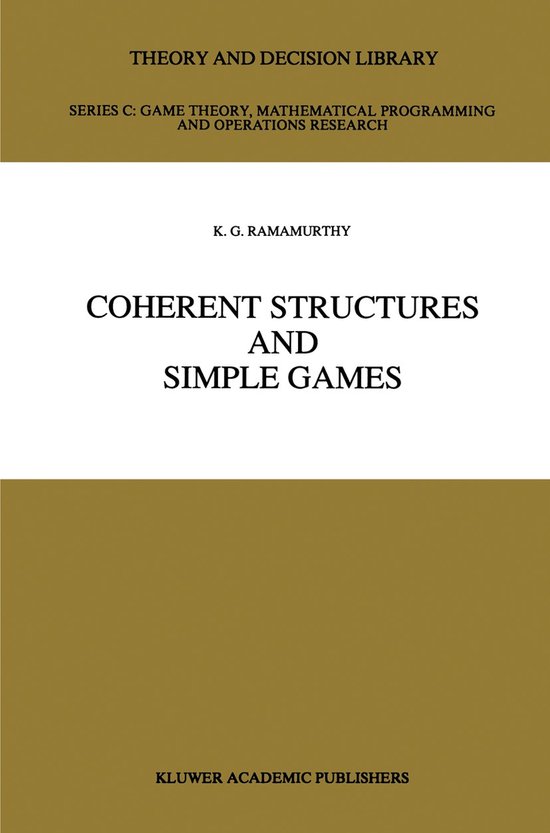 Coherent Structures and Simple Games - cover