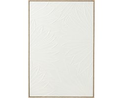 J-Line wanddecoratie Koy - dennenhout - wit