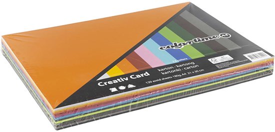 CC Gekleurd Karton A2 180 gr 20 vel