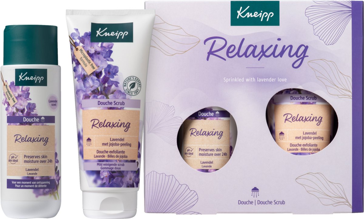 4x Kneipp Geschenk set Relaxing Favourites (2 x 200 ml)