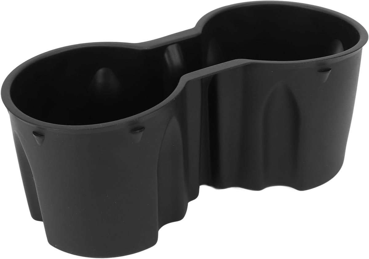 Allecto Plus - Middenconsole Bekerhouder Insert voor Auto - Siliconen - Model Y - Accessoires - 2021-2023 - Handig en Duurzaam