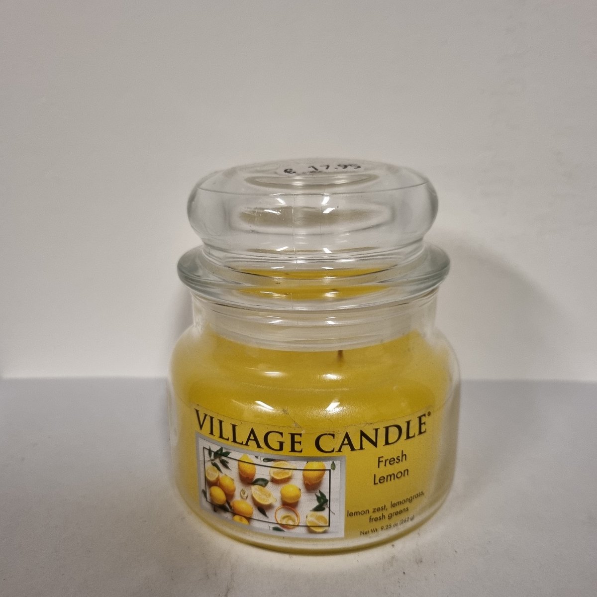Village Candle Fresh Lemon geurkaars 262 gr