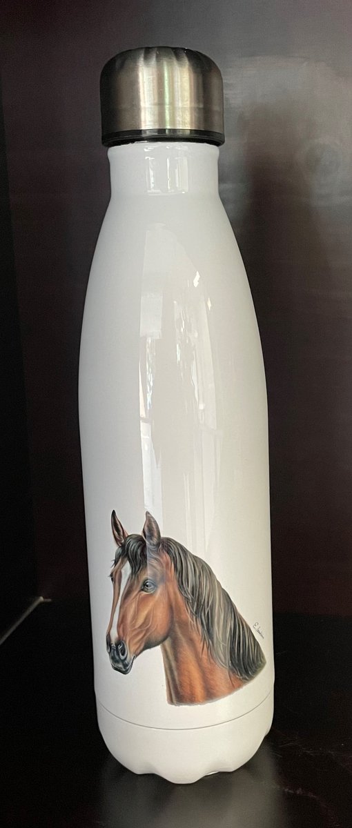 Mariele World Thermosfles ~Pferd Weiss ~ Paard