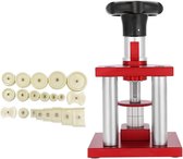 Allecto Plus - Precieze Crystal Bezel Horloge Reparatie Tool met 20 Dies en Schroef Type voor Horloge Back Case Cover Press - Druk Reparatie Horloge Gereedschap - Horloge Closer Presser - Terug Sluitmachine Bench Watchmaker Tool