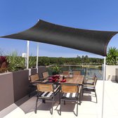 Bol.com Allecto Plus - Rechthoekig Waterdicht Zonnezeil 2x3m - Zonwering met UV-bescherming en Bevestigingskoord - Voor Balkon e... aanbieding