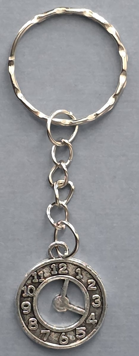klok sleutelhanger