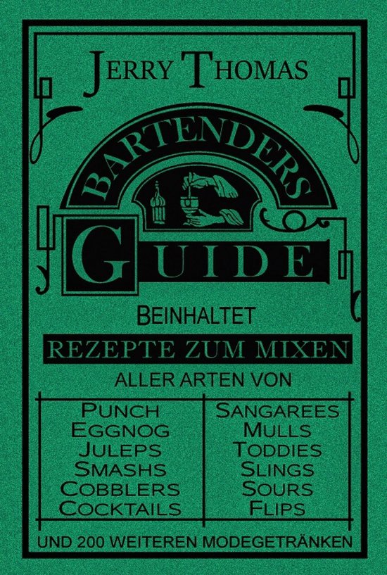 Bartenders' Manual - cover