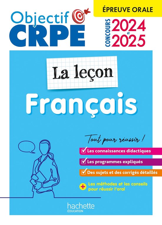 Objectif CRPE 2025 - Français - La leçon - épreuve orale  ... - cover