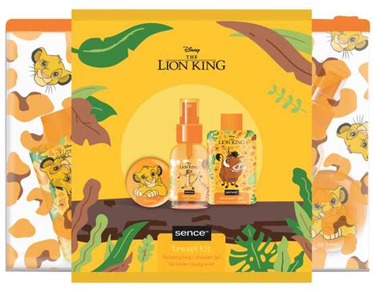 The Lion King Toilettas Set - Disney cadeau voor haar - Haar- & Body Mist