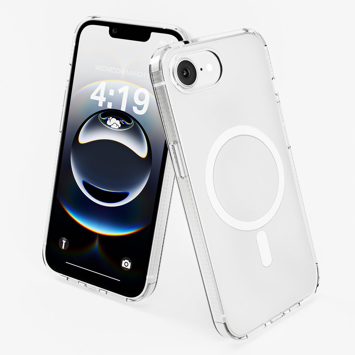 My Case Transparant Hoesje – Geschikt voor iPhone 16e/17e - Geschikt voor MagSafe – Slank, Sterk en Shock proof