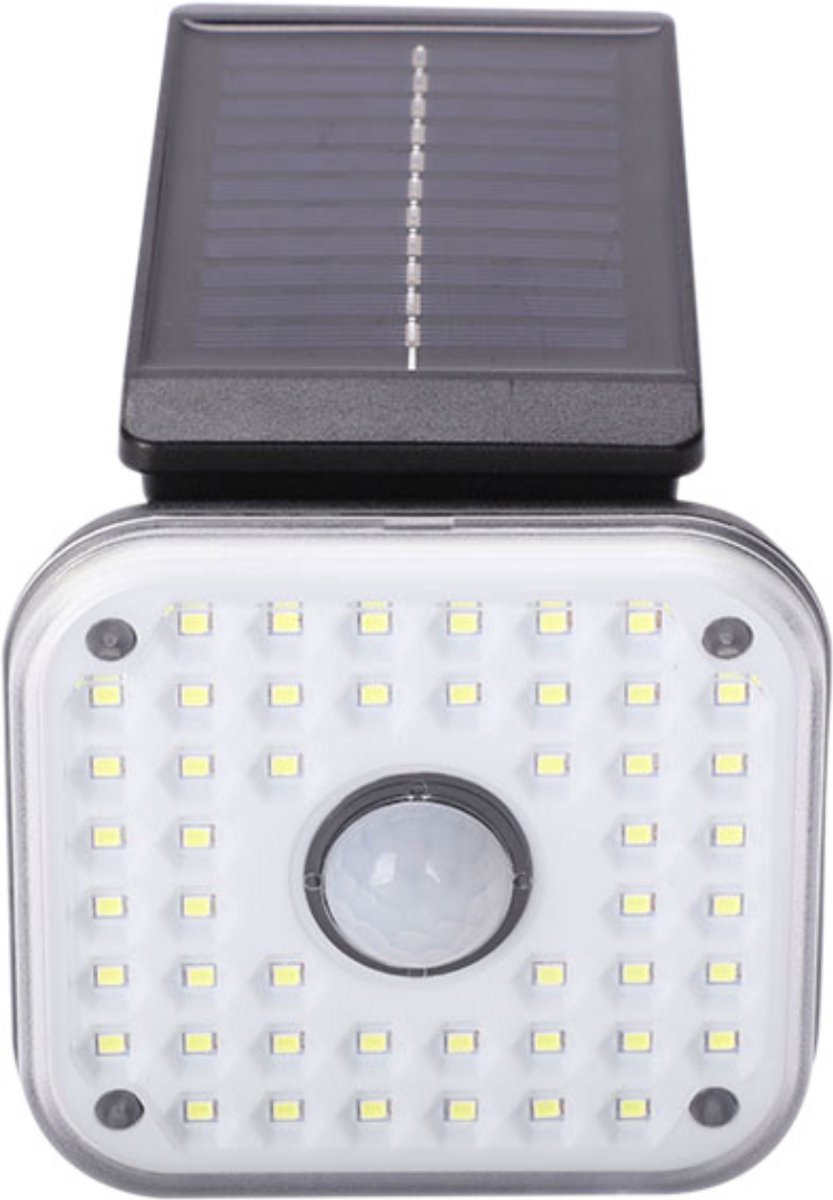 St. Helens Home & Garden GH423 PIR Beveiligingswandlamp – 48 LED, 120 Lumen – IP65, Zwart – Zonne-energie