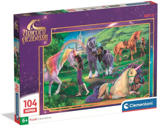Clementoni - Puzzel - Unicorn Academy - 104 stukjes - vanaf 6 jaar | bol