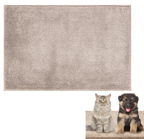Deurmat - 60x90 cm - Antislip Stofmat - Badmat - Geschikt Voordeurmat - Polyester - Schoonloopmat - Wasbaar - Droogloopmat voor Binnen - Binnen - Buiten - Geschikt VoorVoordeur, Achterdeur, Keuken, Badkamer