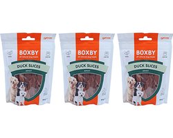 Proline Boxby duck slices, 90 gram - per 3 verpakkingen