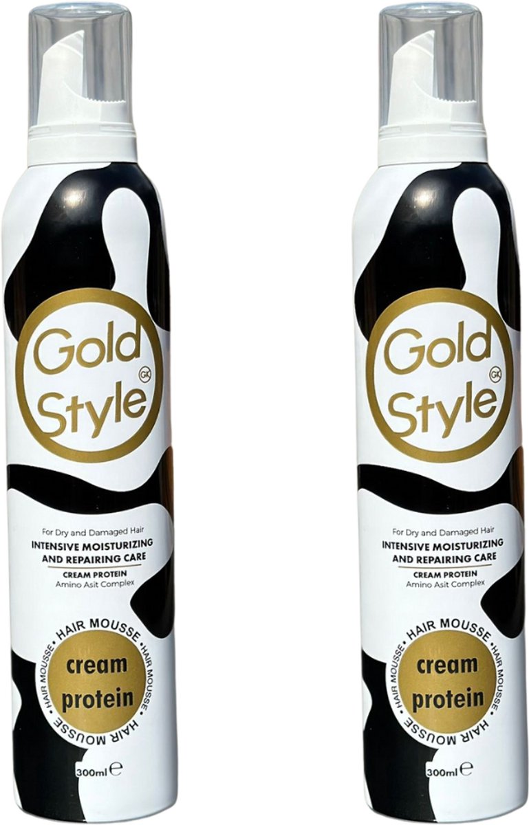 Gold Style Haar Mousse Milk Protein - Haarmousse – Haarstyling - Krullen