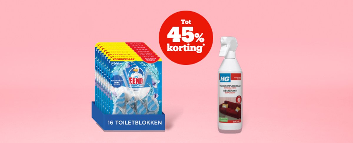 Tot 45% korting*