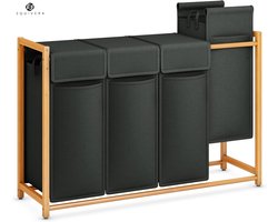 Equivera Wasmand 4 Vakken - Wasmand - Wassorteerder - Wasbox