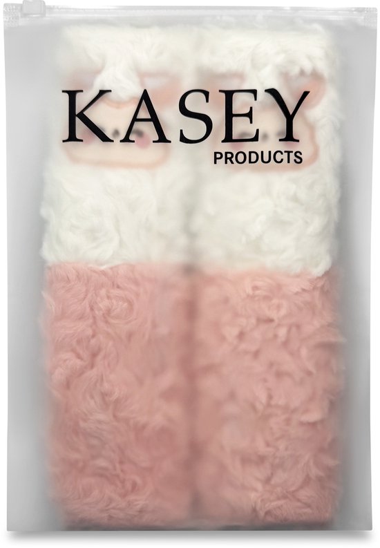 Gordelbeschermer Kind - Roze Lammetje - Gordelkussen 2 Stuks - Gordelhoezen - Kasey Products van Merkloos — afbeelding 4