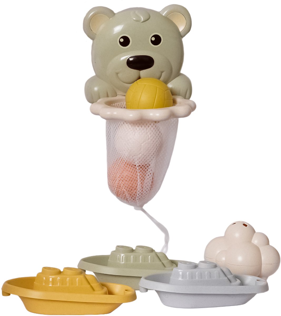 Speelgoedtopdeals - BIOplastic Badspeelgoedset 8-delig - Duurzaam speelgoed