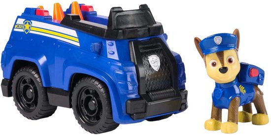 PAW Patrol - Chase's Patrol Cruiser - speelgoedauto met speelfiguur