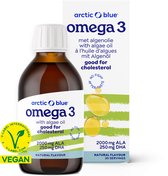 Bol.com Arctic Blue – Omega 3 Met Algenolie - 250 mg DHA + 2000 mg ALA - 30 doseringen - Vegan Keurmerk aanbieding