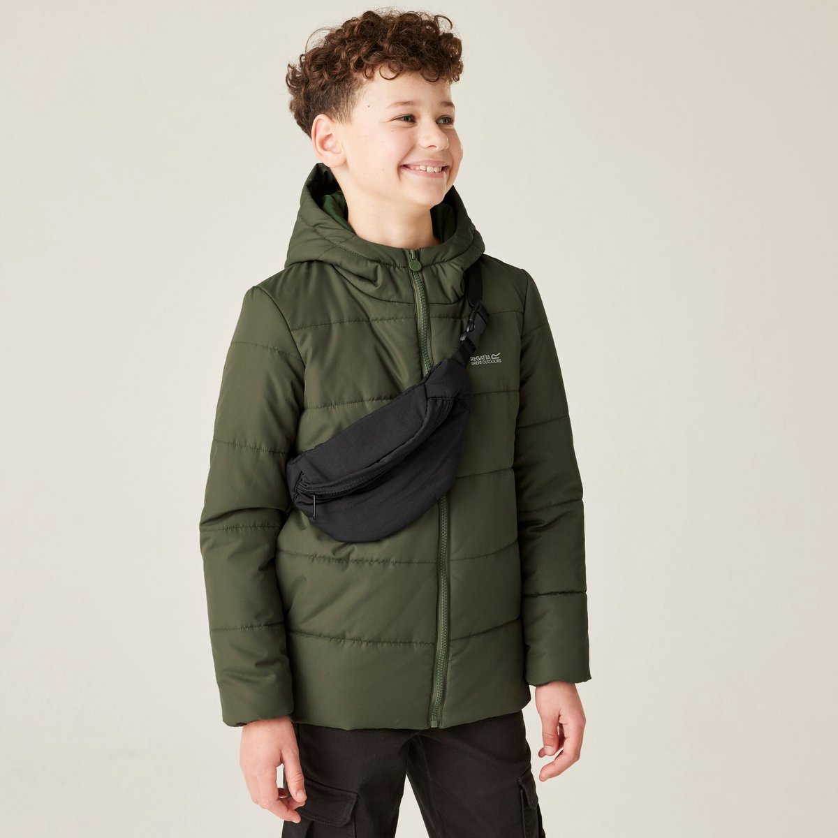 Halkner donsjas met Thermoguard-isolatie voor kinderen Groen