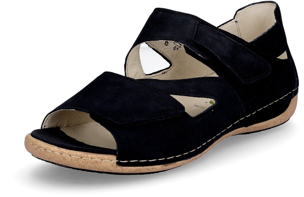 waldlaufer 342025-H-Heliett Sandalen met hakDames Sandalen Blauw