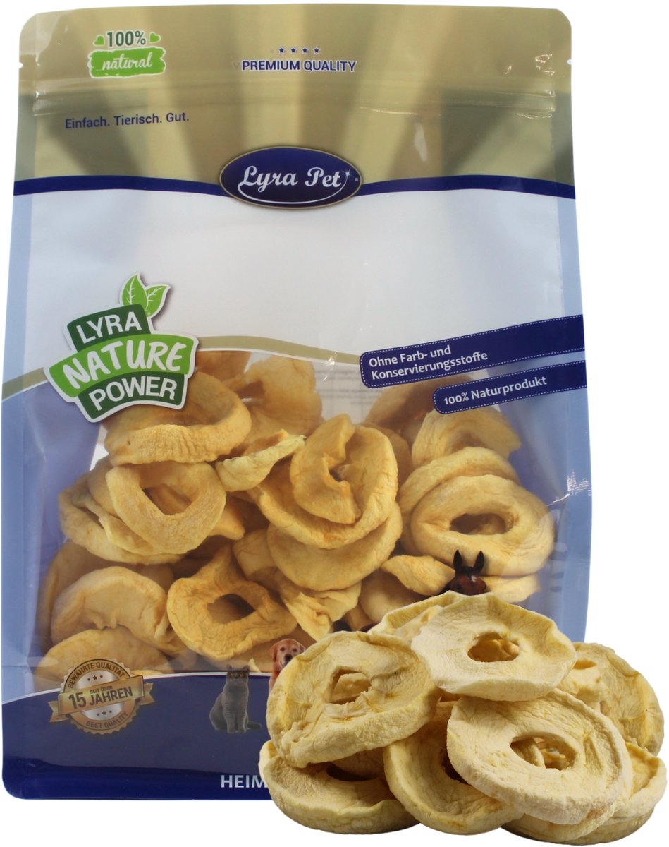 1 kg Lyra Pet® gedroogde appels