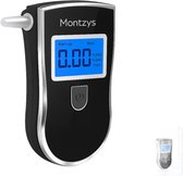 Montzys® Digitale Alcoholtester - Alcoholtesters - Alcohol Tester met LCD Scherm - Blaastest & Alcoholmeter - Geschikt voor o.a. Nederland, Frankrijk en België