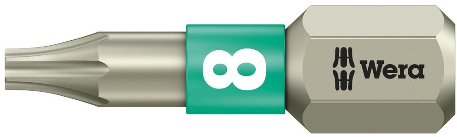 Wera 05071030001 3867/1 TS TORX® Bits, RVS TX 8 x 25mm