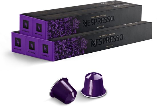 Nespresso koffiecups Arpeggio 50 cups - intensiteit 9